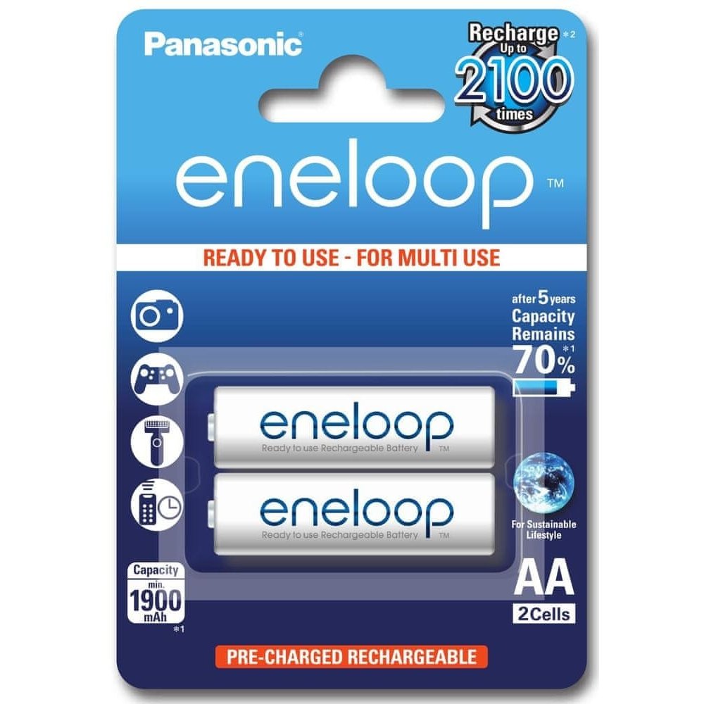 Panasonic Eneloop 1900mAh AA elem (2db)