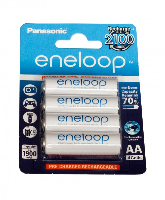 Panasonic Eneloop 1900mAh AA elem (4db)