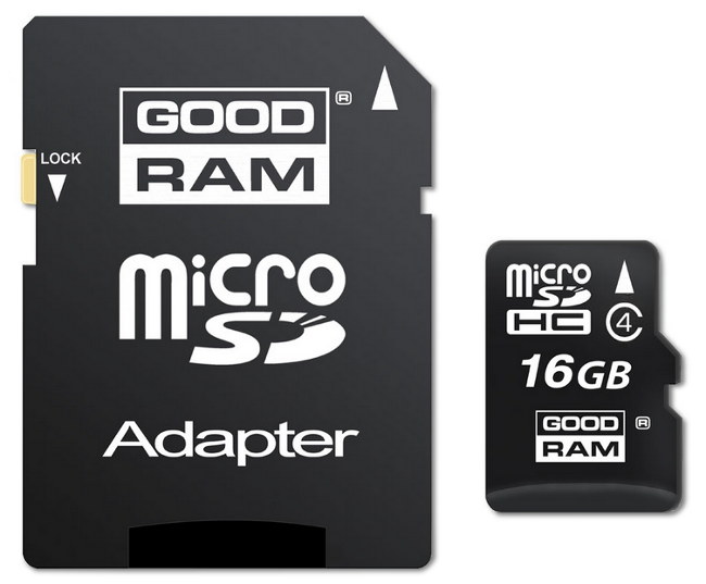 GoodRam 16GB micro SDHC class 4 memóriakártya