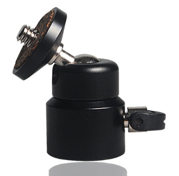 360 fokos fekete mini állvány gömbfej