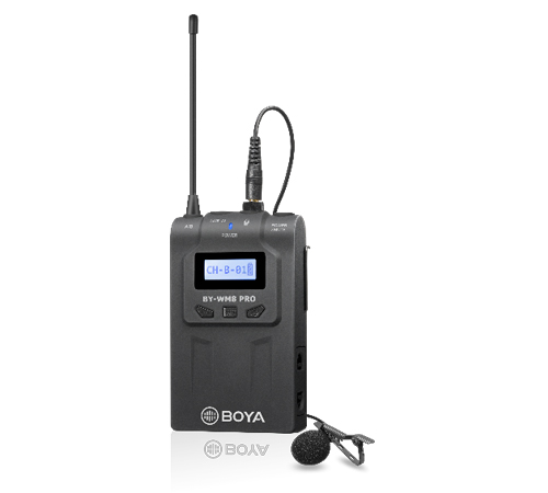 BOYA BY-TX8 Pro vezeték nélküli adó csíptetős mikrofonnal