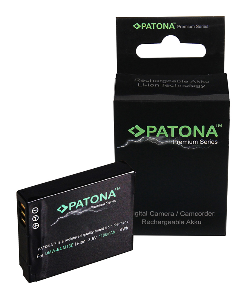 PATONA Premium Akku f. Panasonic DMW-BCM13 DMC-TZ41 DMC-TS5 DMC-FT5 – 1193