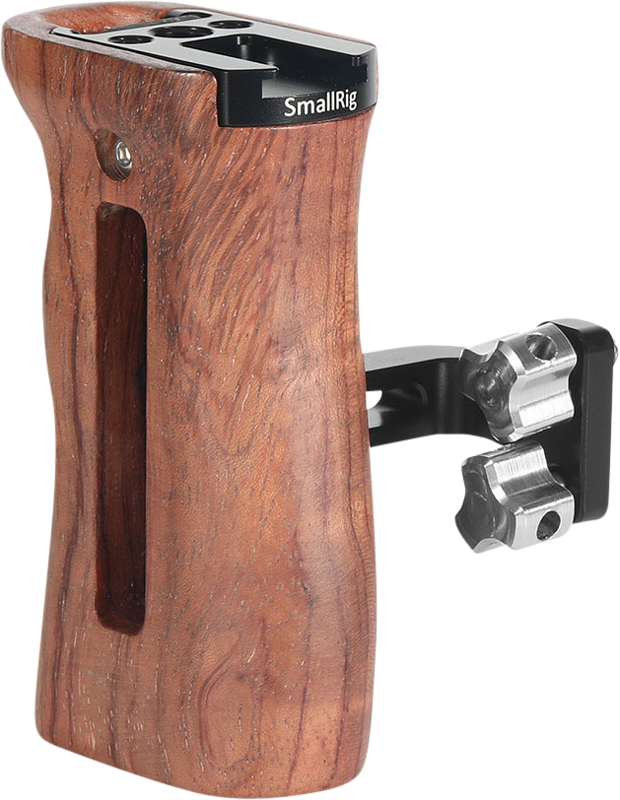 SmallRig 2093 Handle Wooden Universal Side