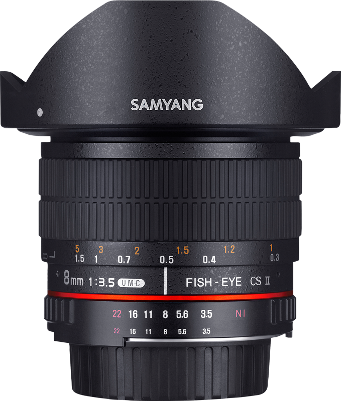 Samyang 8mm f/3.5 UMC Fish-Eye CS II MFT