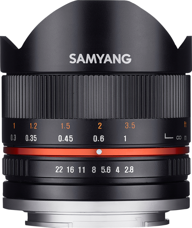 Samyang 8mm f/2.8 UMC Fish-Eye II Fuji X (Black)