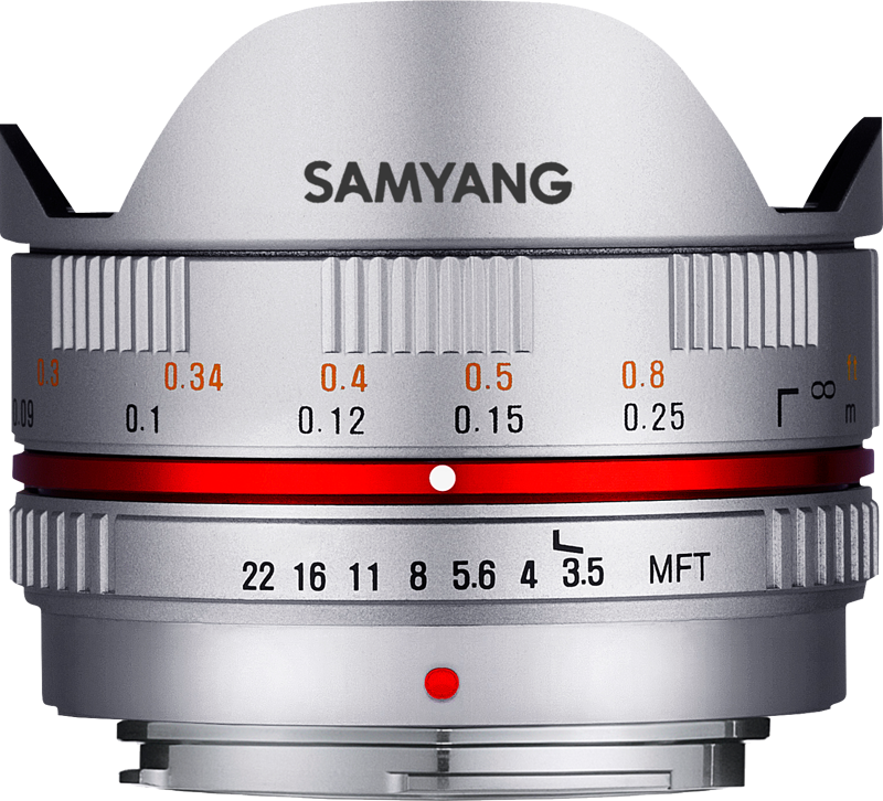 Samyang 7.5mm f/3.5 Fish-Eye MFT (Silver)